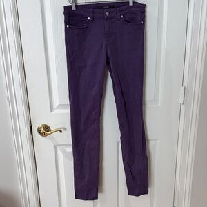Joe's Jeans Deep Purple Denim ultra slim size 28